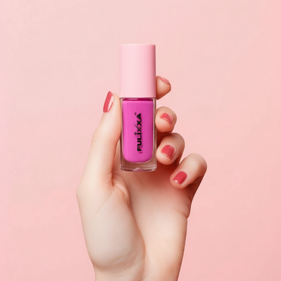 Multipurpose face liquid pink blush cheeks and lip tint