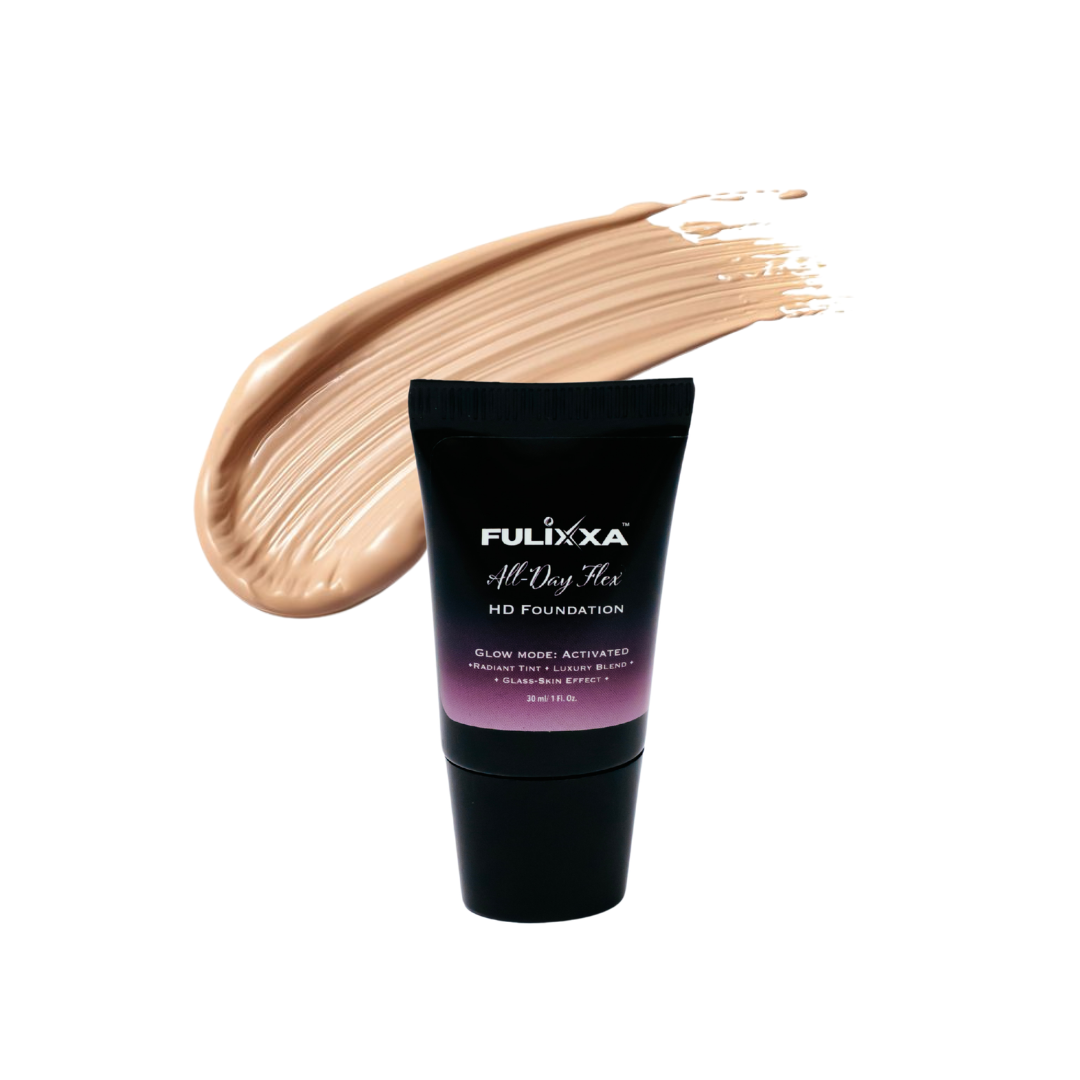 Affordable face foundation by Fulixxa Cosmetics suitable for oily, dry and combination skin with flawless blending formula