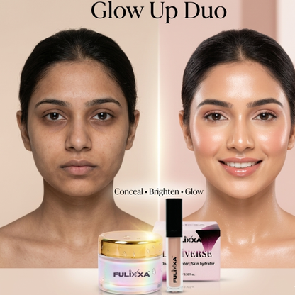 Glow Up Duo – Concealer & Lumi Cream Everyday Makeup Comb | Pack of 2