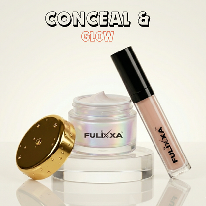 Glow Up Duo – Concealer & Lumi Cream Everyday Makeup Comb | Pack of 2