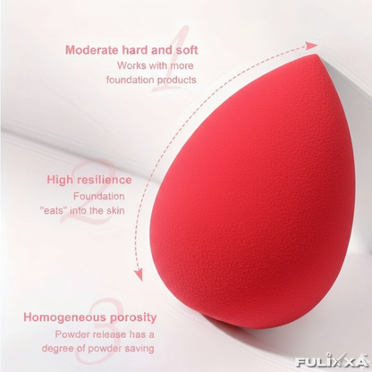 Makeup sponge designed for precise contouring and highlighting