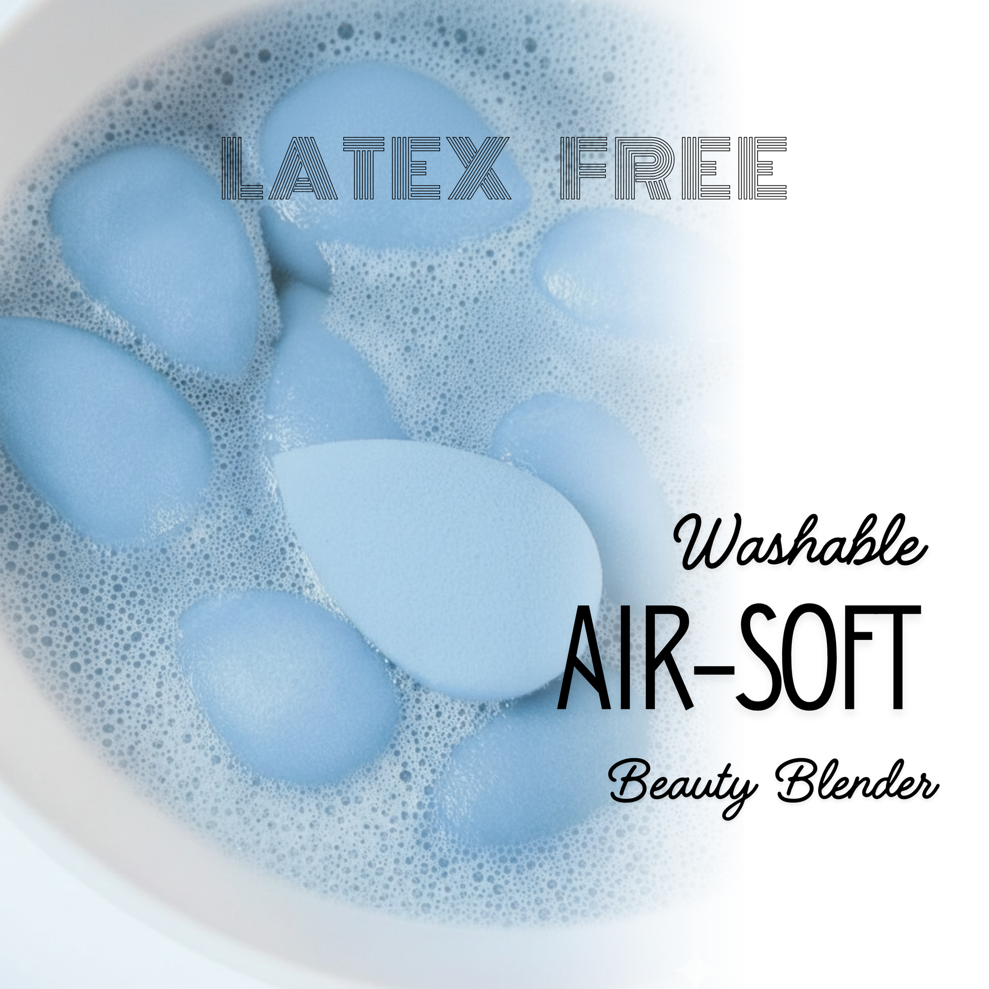 Makeup sponge ideal for cream and liquid products