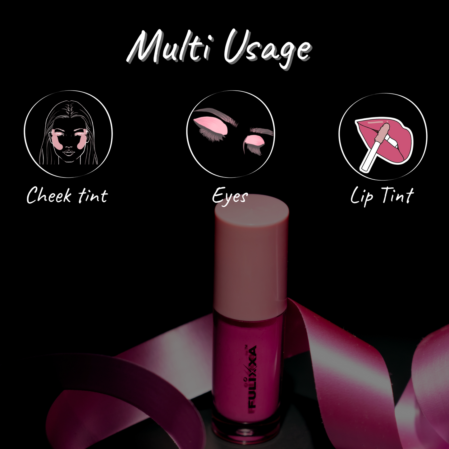 Duo Blossmi silky liquid blush for soft natural cheek glow