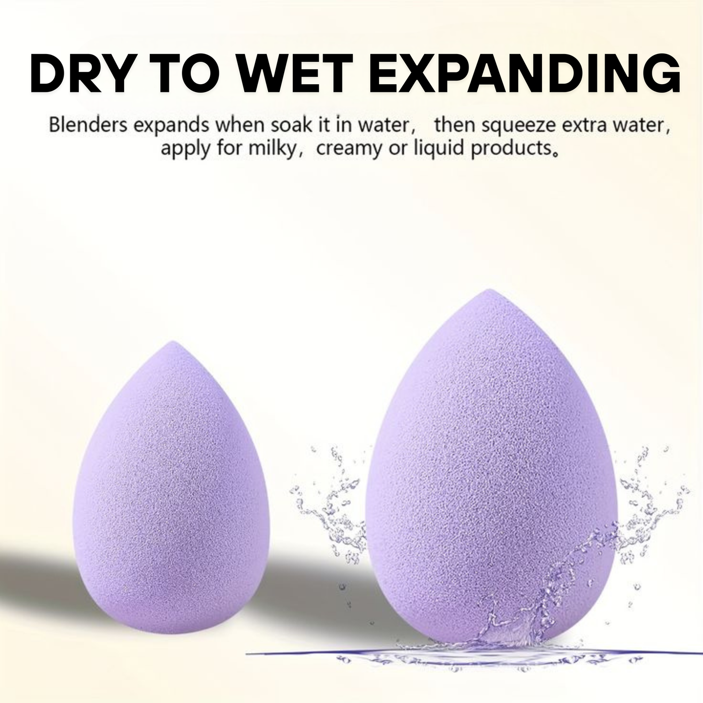 Fulixxa soft makeup sponge for blending foundation, concealer and BB cream smoothly