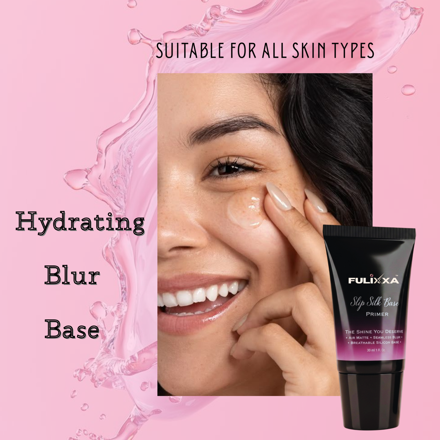 Fulixxa silicone primer for smooth skin, minimized pores and long-lasting makeup
