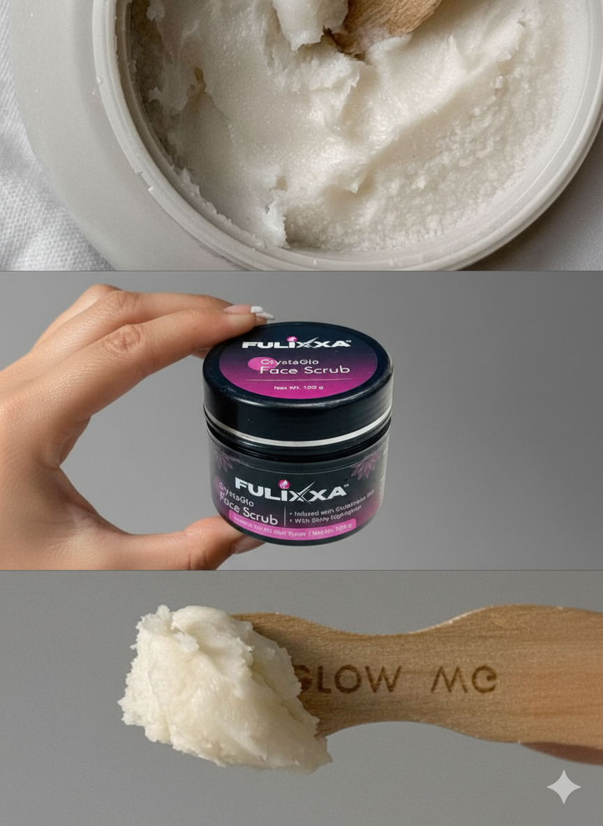 Crystaglo Face Scrub | Brightening & Deep Cleansing Exfoliator