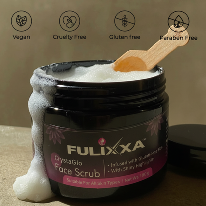 Niacinamide face scrub for even skin tone and clarity