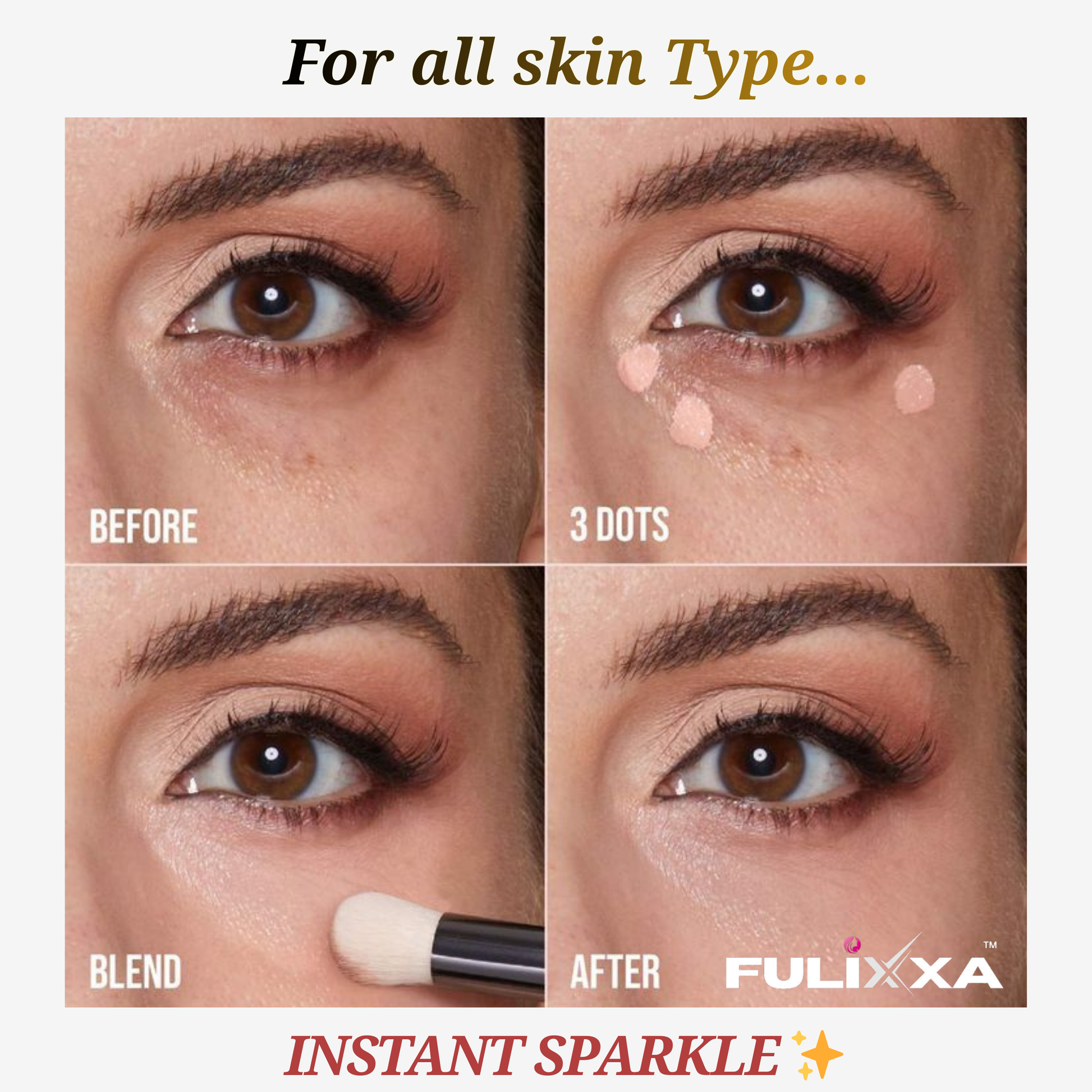 hide dark circles with best concealer fulixxa