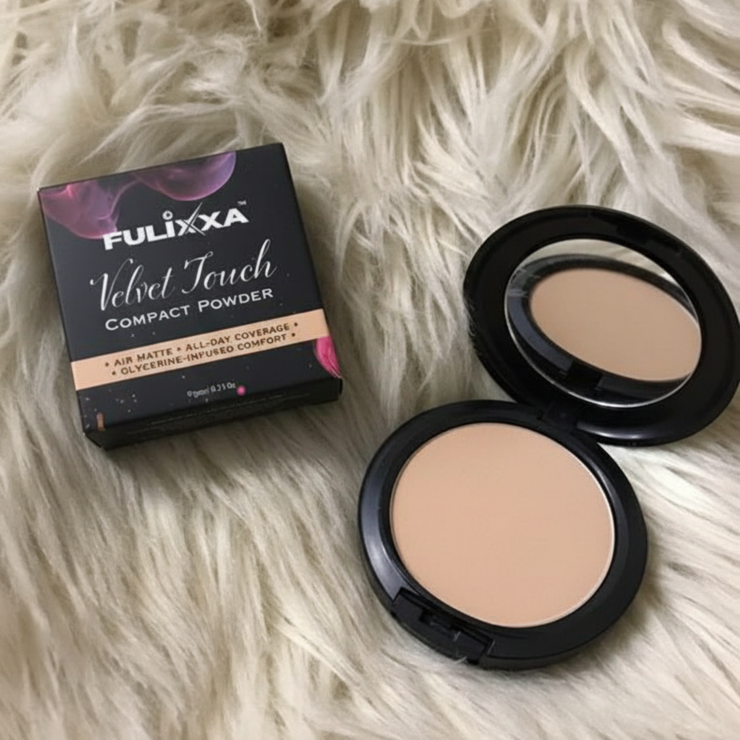 Lightweight matte powder ideal for oily and combination skin