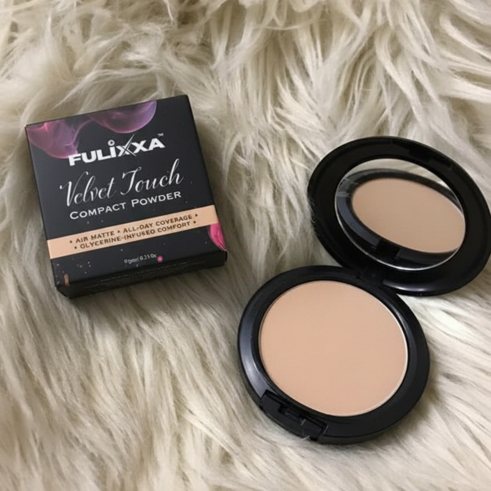 Lightweight matte powder ideal for oily and combination skin