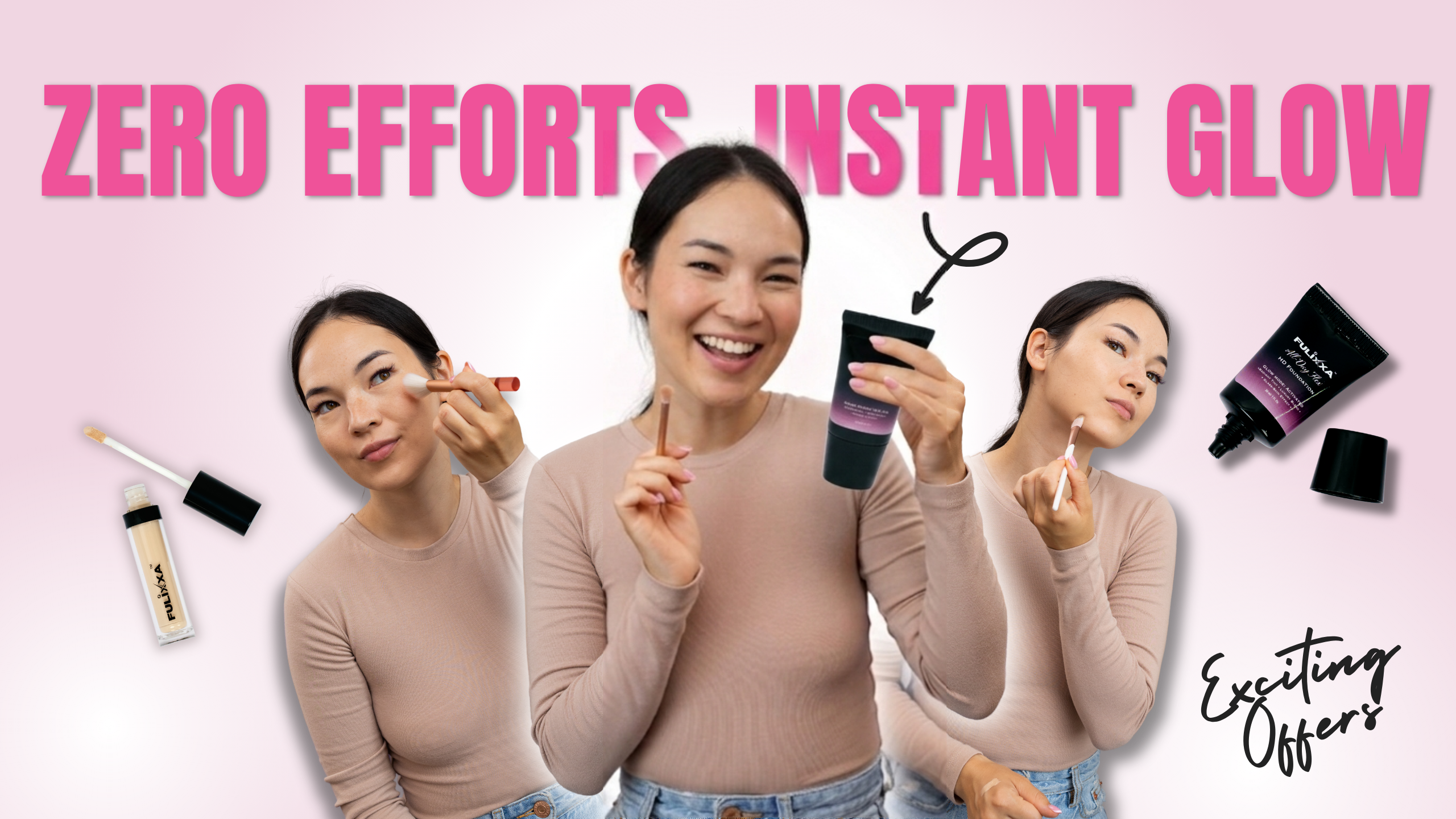 Makeup combo offer foundation compact powder lipstick best beauty products India
